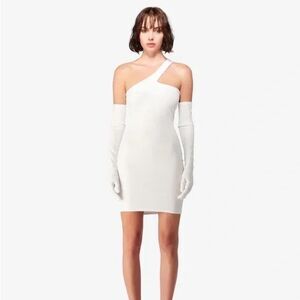 NWOT Miscreants London x Revolve Iris Cupid Mini Dress In White Size US 8 UK 12